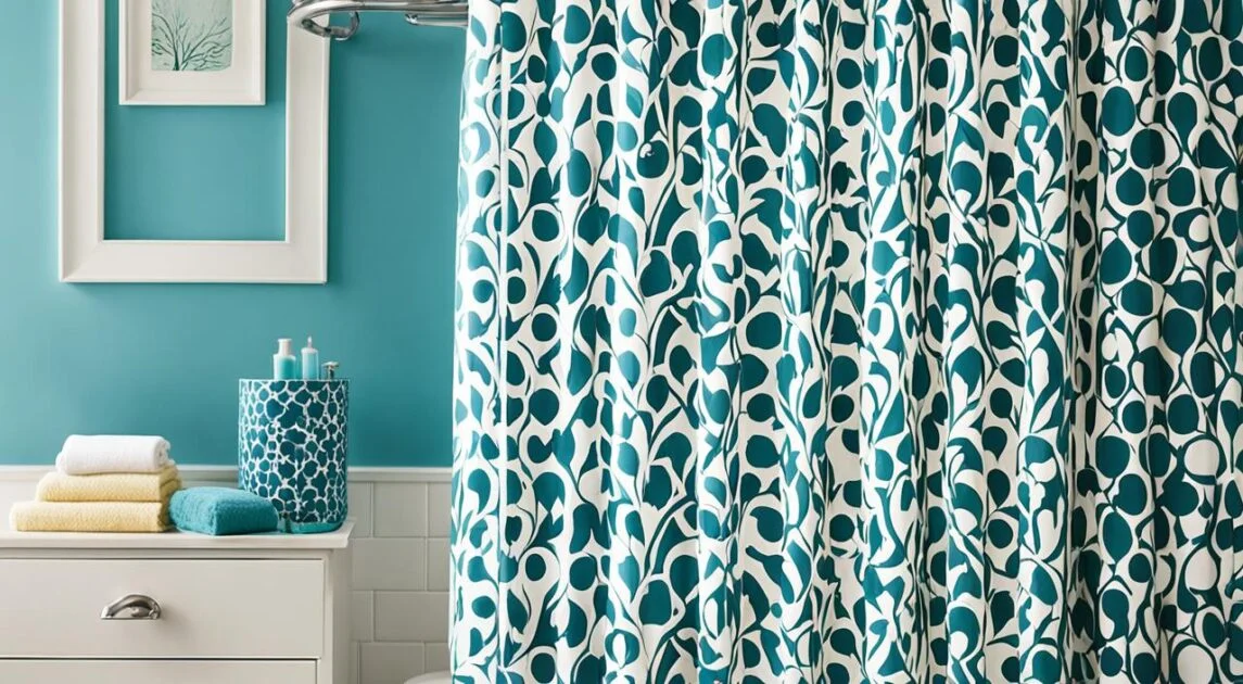 Cortina de baño a juego