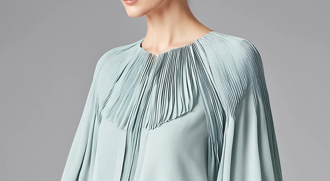 detalles finales blusa murciélago